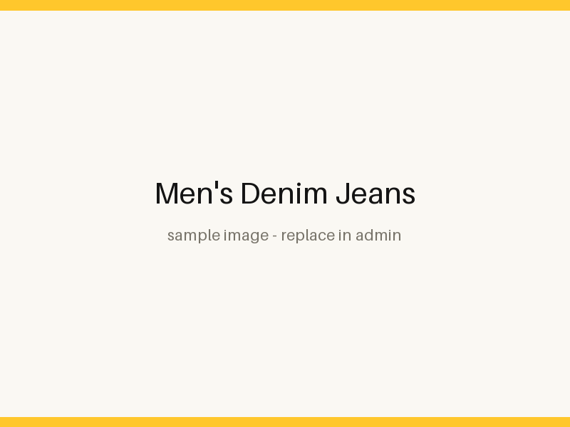 Men's Denim Jeans