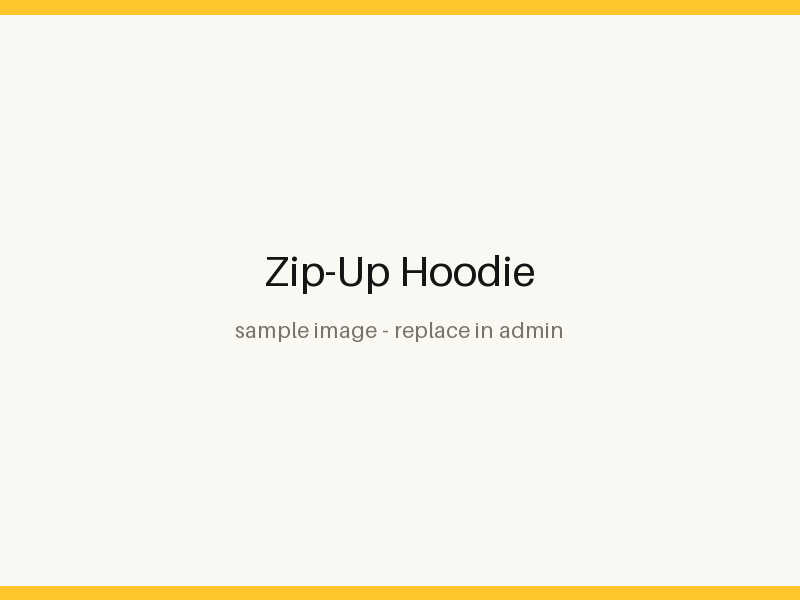 Zip-Up Hoodie
